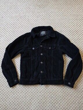 BDG Black Corduroy Trucker Jacket